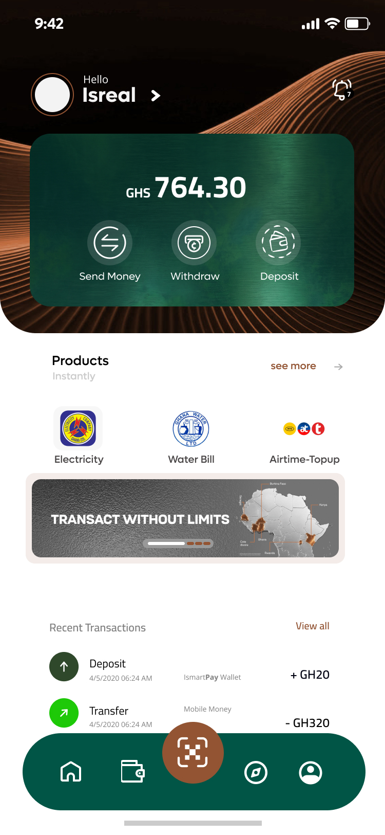 iSmartPay Home screenshot
